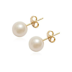 Brinco Dourado Pérola M