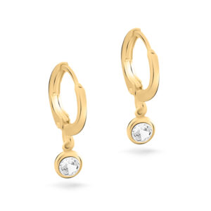 Brinco Dourado Argola Ping. Ponto de Luz M