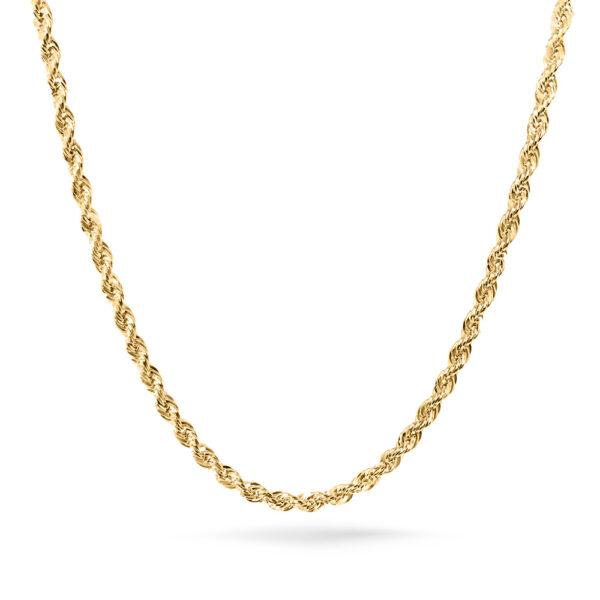 Colar Dourado Cordão Baiano Ajustável
