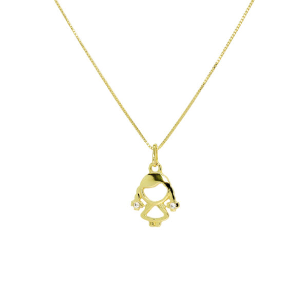 Colar Dourado Menina M