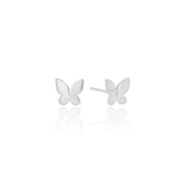 Conjunto Ródio Veneziana Borboleta Liso - Image 3