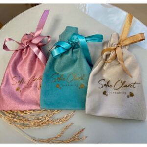 Embalagem Saquinho de Presente Suede Premium
