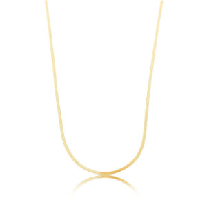 Colar Dourado Fita Diamantada Rígida Ajustável