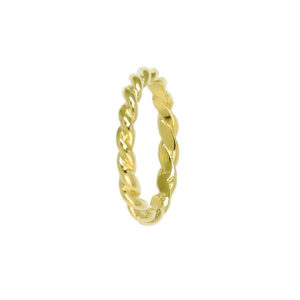 Anel Dourado Torcidinho