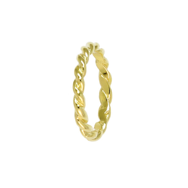 Anel Dourado Torcidinho