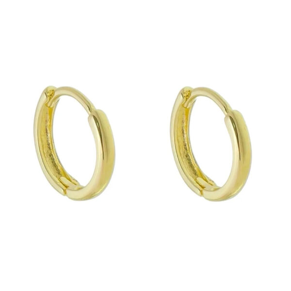Brinco Dourado Argola Lisa M