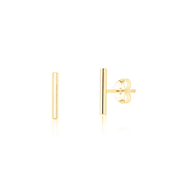 Brinco Dourado Palito Liso